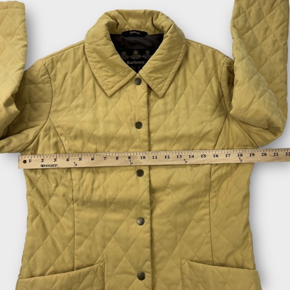 Barbour Diamond Quilted Jacket Womens 6 Barn Chore Coat Classic Outdoors Country - Picture 11 of 14